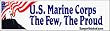 U.S. Marine Corps the few the proud - patriotic bumper stickers (Large 14x4 inches)