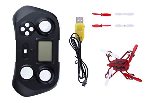 Hover Speed® Q-4 Nano QuadCopter Drone - Stable Hover, LCD Transmitter, Updated Crash Protection - Colors may vary