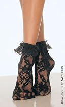 Lace Anklet With Ruffle