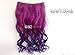 X&Y ANGEL- New Two Tone One Piece Long Curl/curly/wavy Synthetic Thick Hair Extension Clip-on Hairpieces 26 Colors (light green to vanilla)