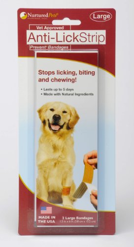 bandages for dogs:Anti-LickStrip Prevent® Bandages- Large 2-Pack