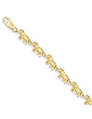 14k Elephant Bracelet