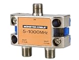 Monster Cable SS2RF Monster Standard RF Splitters For CATV Signals 2-Way RF Splitter