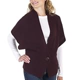 Mossimo® Black: One Button Cardigan - Garnet Rose