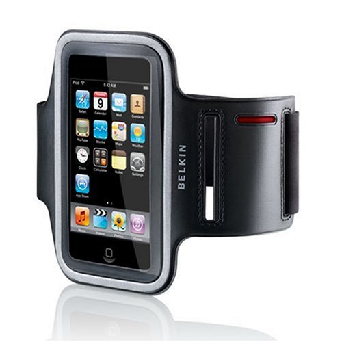 Belkin Dual Fit Sports Armband for New 2G iPod Touch, in Black & Silver