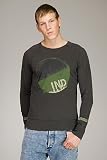 Diesel - Diesel Tivog-R Charcoal Long Sleeve T-Shirt