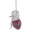 Atlanta Falcons NFL Acrylic Touchdown Snowman Ornament (2.75")