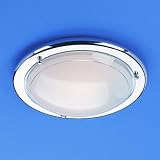 Chrome Flush Ceiling Light