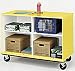 Jumbo Storage Systems - Jumbo Mobile Wardrobe Storage System Provides Versatility - 48'W x 24'D x 66'H Mobile Wardrobe Storage Cabinet features 12 double-coat hooks and top shelf storage.
