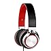Sound Intone Ms200 Stereo Headsets Strong Low Bass Adjustable Headphones Earbuds for Smartphones Mp3/4 Laptop Computers Tablet Macbook Folding Gaming Earphones (Black/red)