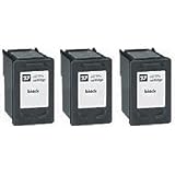 Remanufactured Ink Cartridge Replacement for HP 27 (3 Black 3 Pack)