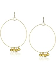 gorjana "Carmel" 5 Charm Hoop Earrings