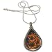 OM Pendant with Chain Sterling Silver Jewelry 1 inch