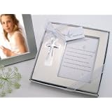 Bless This Day Cross Photo Frame Favor in Gift Box... by Artisano Designs
