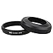 JJC LH-JX100II BLACK Upgrade Lens Hood Shade Adapter Ring for Fujifilm FinePix X100 X100S Replaces Fujifilm AR-X100 Black