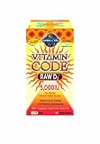Garden of Life Vitamin Code Raw D3 5000 Multivitamins, 60 Count