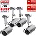 VideoSecu 4 Lot Fake Imitation Home Security Dummy Camera Kit 1QU