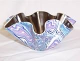 Blue Violet Pewter, Porcelain Candy Bowl