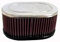 K&N RC-3510 Universal Chrome Filter