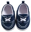 Luvable Friends Boy's Slip-on Shoe for Baby, Navy