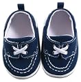 Luvable Friends Boy's Slip-on Shoe for Baby, Navy