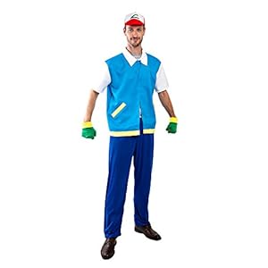 Adult Pokemon Ash Costume Size: Standard