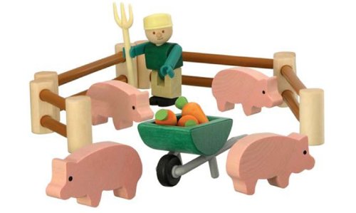 Childrens Toyshop  Toys : Woody Click 0105 - Farm Pigs