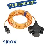 Eigenschaften Jäger  / 3-fach Kupplung mit PUR-Leitung H07BQ-F 3 G 1,5 mm2, IP44 Orange