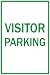 Zing Eco Parking Sign, Legend "VISITOR PARKING", 12" Width x 18" length, Recycled Aluminum, Engineer Grade Prismatic, Green on White (Pack of 1) Zing Eco Parking Sign, Legend "VISITOR PARKING", 12" Width x 18" length, Recycled Aluminum, Engineer Grade Prismatic, Green on White (Pack of 1)