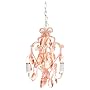 Tadpoles Three Bulb Chandelier in Pink Sapphire