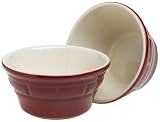 Le Creuset Bijou Premium Stoneware 8-ounce Individual Souffle (set of 2), Ruby