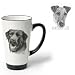 Porcelain Funnel Cup with Smooth Fox Terrier (6 inch, Black and white)