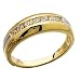 0.37Ct.T.W. Round Brilliant Cut Diamonds, 14Kt. Two Tone Gold.
