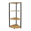 4-Tier Corner Bookshelf