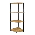 4-Tier Corner Bookshelf