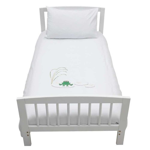 Imagen 2 de Baroo Lily Pad Friends - Juego de cama infantil, diseño de rana