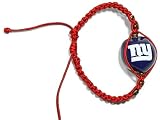 NFL New York Giants Go Nuts Kukui Nut Macrame Bracelet
