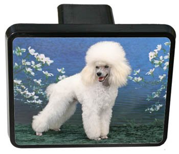 Poodle Trailer Hitch Cover