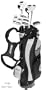 QUALIT�TS HERREN GOLF KOMPLETT SET -17 TEILIG- MIT 460CC DRIVER, 3er HOLZ,2x RESCUES,2 x TOP WEDGES, PUTTER und TASCHE INCL: TITANUM SQUARE DRIVER 460 cc - X FORCE
