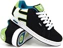 Etnies Fader (Black/Green/White) Mens Shoes