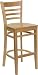 HERCULES Ladder Back Wood Bar Stool with Natural Finish - XU-DGW0005BARLAD-NAT-GG