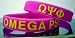 Omega Psi Phi 100% silicone wristband