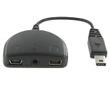 HTC 3-in-1 USB Audio and Charger Adapter for HTC ExtUSB Smartphone (ATT Tilt 8925 / TyTN 8525 / TyTN II / PPC6800 Mogul / HTC Touch Series / HTC Touch Diamond / T-Mobile Wing / HTC Shadow etc)