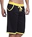 DESMIIT Men's Sport Elastic Waist Shorts Athletic Pants
