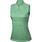 adidas ClimaCool Sleeveless Textured Mesh Quarter-zip Mock - New!
