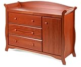 Stork Craft Aspen Combo Dresser Chest, Cognac