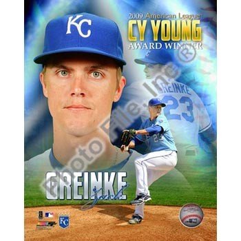 Zack Greinke 2009 AL Cy Young 8x10 Photo