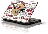 Skinit San Francisco 49ers - Blast Vinyl Skin for Generic 12in Laptop (10.6in X 8.3in)