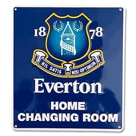 Official Everton F.C. Home Changing Room Sign