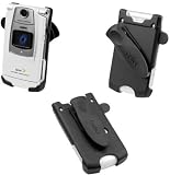 CELLET ELITE RUBBERIZED COATED SWIVEL BELT CLIP HOLSTER for SANYO SCP-6600 KATANA - RETAIL PACKAGING